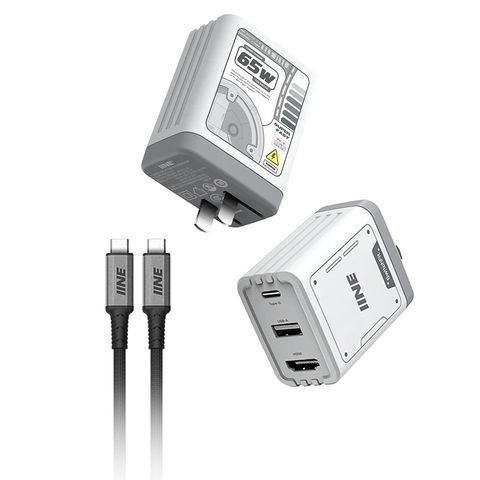  Bộ Sạc + Dock chuyển HDMI Video cho Nintendo Switch, Steam Deck chính hãng IINE 