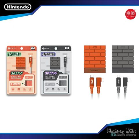  Bộ Sạc + Dock chuyển HDMI 20W Video cho Nintendo Switch, Steam Deck chính hãng IINE 