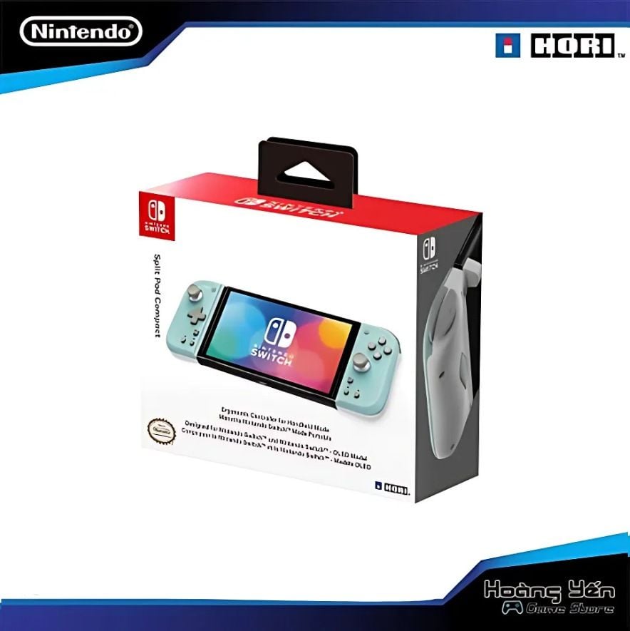  Tay Cầm Hori Split Pad Compact White x Mint Green 