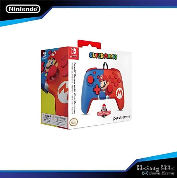  Tay Cầm Có Dây cho Nintendo Switch PDP Gamging phiên bản Mario SuperMario 