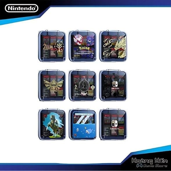  Hộp đựng băng game Nintendo Switch Oled trong suốt 
