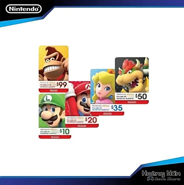  Thẻ Nintendo Eshop Gift Card hệ Us 