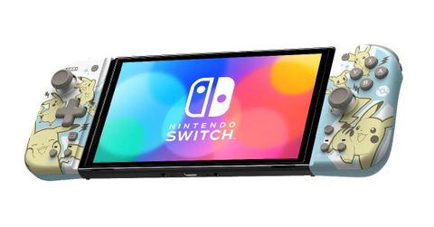  Tay Cầm Hori Split Pad Pro Compact (Light Gray & Yellow) Cho Nintendo Switch Oled 