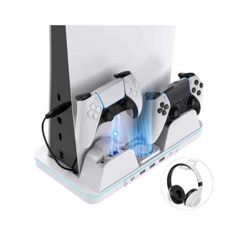  Đế Tản Nhiệt Sạc Đa Năng Cho Máy Ps5 Pro/ Slim/ Fat IINE L1061 