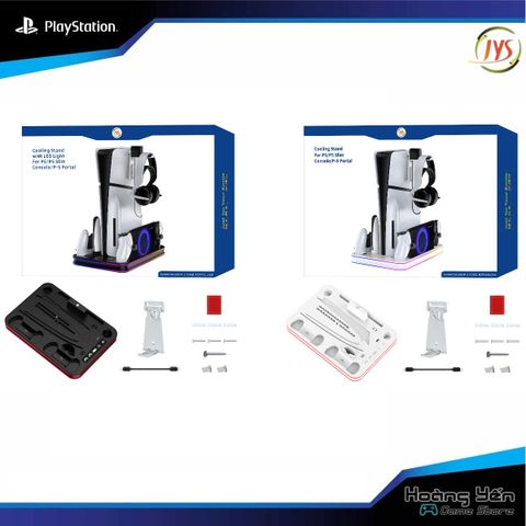  Đế Tản Nhiệt Đa Năng Ps5 Slim và Fat kèm Sạc Portal và Tay Ps5 JYS P5201 
