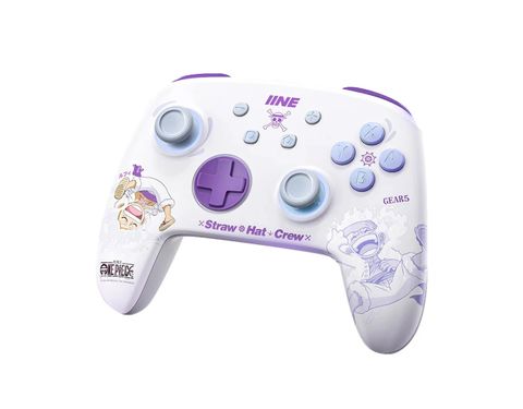  Tay cầm Nintendo Switch Pro Controller Cartoon One Piece Trắng Tím IINE L945 