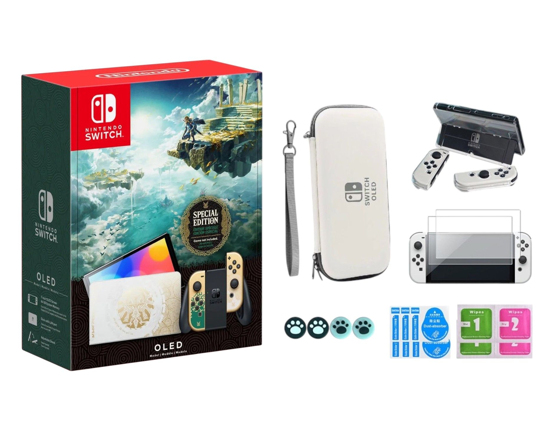  Máy Nintendo Switch Oled Zelda Tears Of The Kingdom Edition 