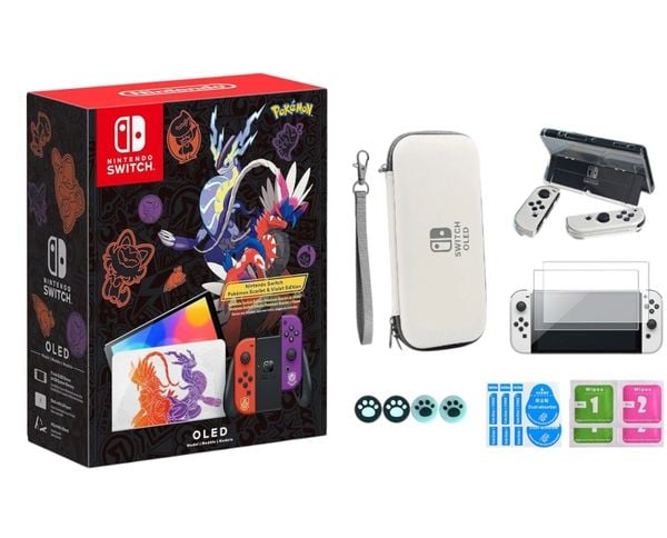  Máy Nintendo Switch Oled Pokemon Violet & Scarlet Edtion 