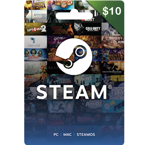  Thẻ Steam Wallet Gift Card 