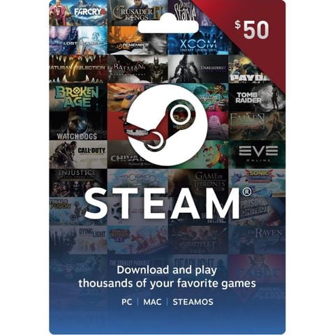  Thẻ Steam Wallet Gift Card 