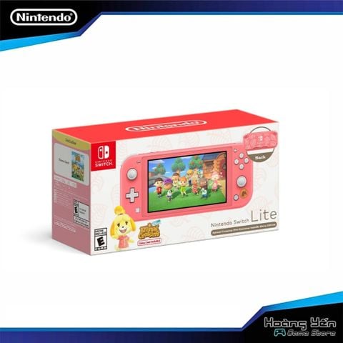 Máy Nintendo Switch Lite Animal Crossing: New Horizons Isabelle Aloha Edition 