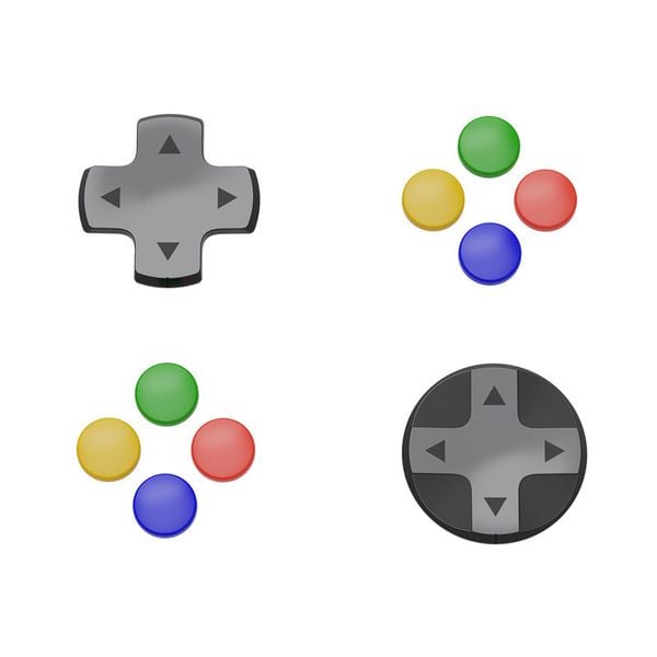  Nút điều khiển Skull & Co. Switch 2/ D-PAD màu thế hệ NS2 phím điều hướng tròn/chéo 