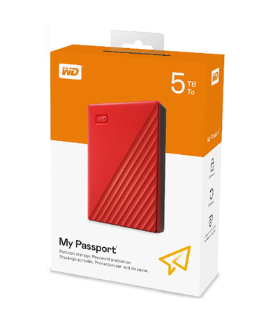  Ổ Cứng Di Động My Passport 4TB - Tặng Kèm Bóp Chống Sốc 
