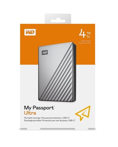  Ổ Cứng Di Động My Passport 4TB - Tặng Kèm Bóp Chống Sốc 