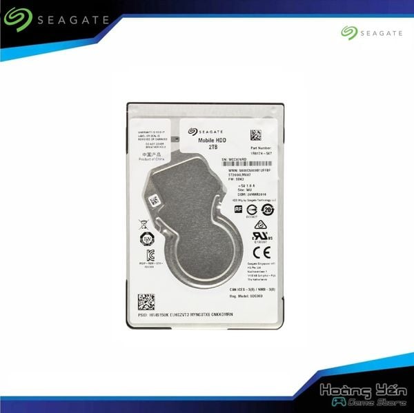  Ổ Cứng Seagate Gắn Trong HDD 2.5 inch cho PS4, PS3 và Laptop - NEW 