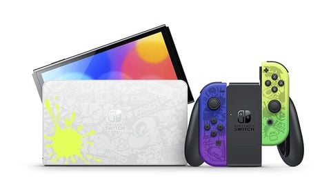  Máy Nintendo Switch Oled Mod Chip Hack phiên bản Splatoon 3 Edition Cũ 