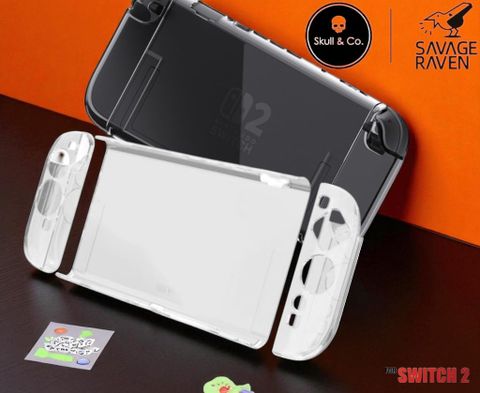  Ốp Skull & Co Trong Suốt Cho Máy Nintendo Switch 2 