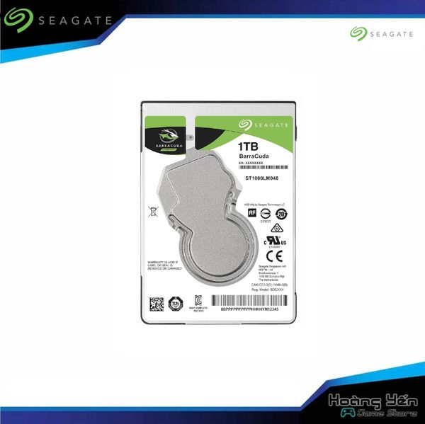  Ổ Cứng Seagate Barracuda Gắn Trong HDD 2.5 inch cho PS4, PS3 và Laptop - NEW 