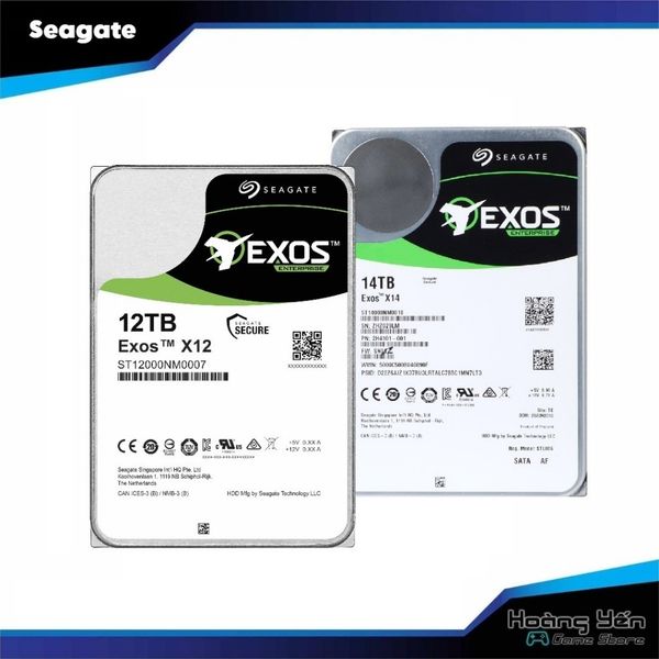  Ổ Cứng Gắn Trong HDD Seagate Exos X12 12TB/ 14TB 