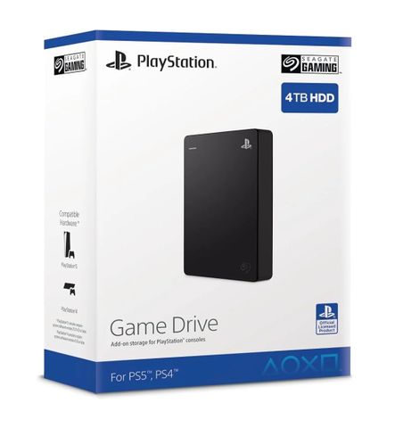  Ổ Cứng Di Động Seagate Firecuda Gaming Drive Playstation 4TB/ 5TB - Tặng Kèm Bóp Chống Sốc 