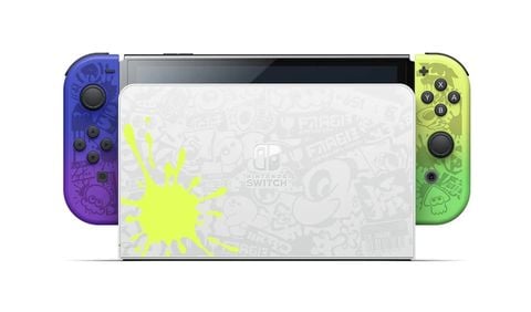  Máy Nintendo Switch Oled Mod Chip Hack phiên bản Splatoon 3 Edition 