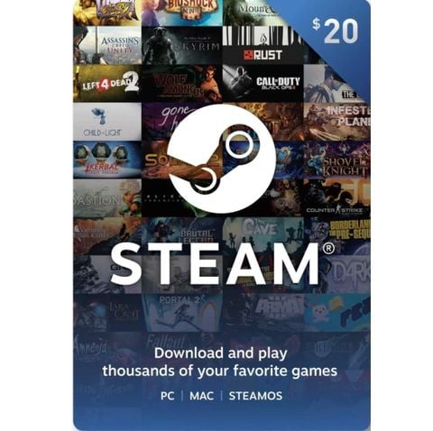 Thẻ Steam Wallet Gift Card 