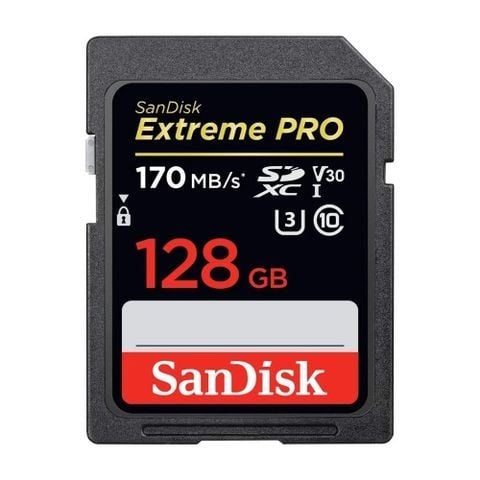  [Mã 99ELHA giảm 7% đơn 300K] Thẻ Nhớ SDXC Sandisk 32GB 64GB 128GB Extreme Pro 4K cho Máy Ảnh, Máy Quay Phim 
