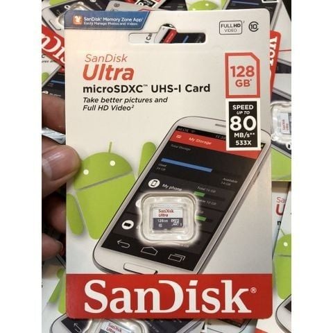  Thẻ Nhớ Micro SD Sandisk 16GB / 32GB / 64GB / 128GB / 200GB / 256GB Bảo Hành 5 Năm Chính Hãng 