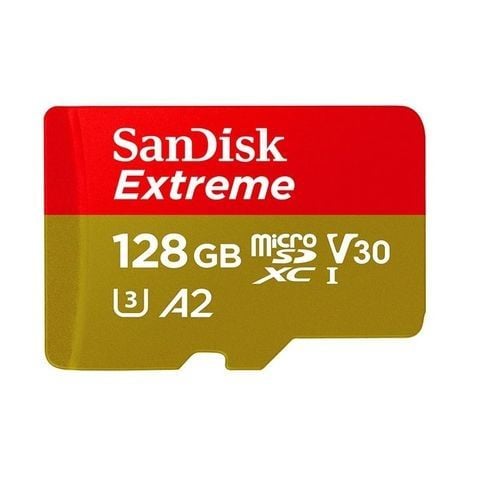  Thẻ nhớ MicroSDXC SanDisk Extreme 128GB/256GB/512GB A2 ~ 160MB/s - Bảo hành 5 năm 