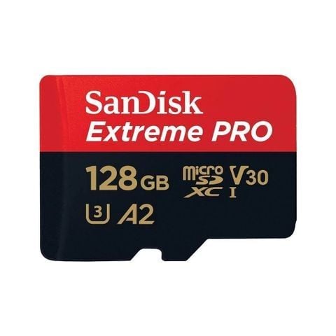  Thẻ nhớ MicroSDXC SanDisk Extreme Pro 128GB/256GB/512GB A2 ~ 190MB/s - Bảo hành 5 năm 