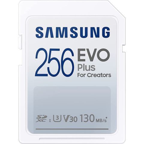  Thẻ Nhớ SDXC Samsung 32GB 64GB 128GB Evo Plus 4K cho Máy Ảnh, Máy Quay Phim 