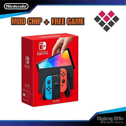  Máy Nintendo Switch Oled Mod Chip Hack phiên bản Neon 