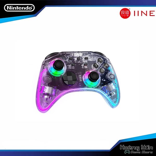  Tay Cầm Chơi Game Bluetooth Không Dây Ares Transparent Wireless Pro Controller IINE L775 