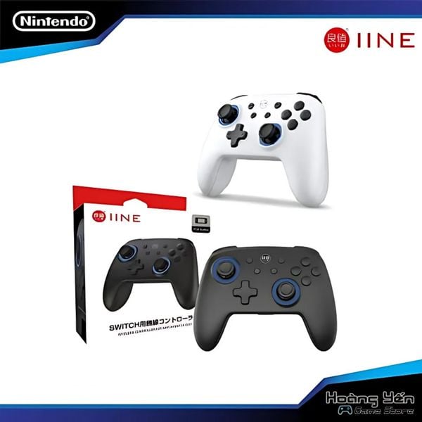  Tay Cầm Chơi Game Bluetooth Không Dây Samurai Cho Nintendo Switch IINE L617 Đen và IINE L856 trắng 
