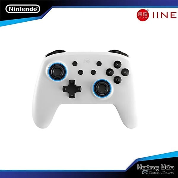  Tay Cầm Chơi Game Bluetooth Không Dây Samurai White Cho Nintendo Switch IINE L856 