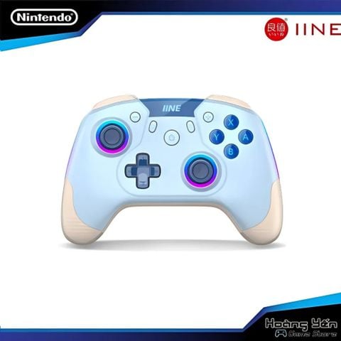  Tay Cầm Không Dây IINE L785 Aurora Wireless Mechanical Pro Controller - Blue 