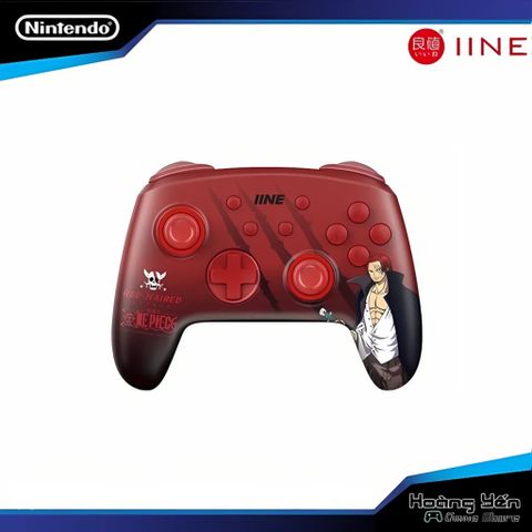  Tay cầm Nintendo Switch Pro Controller Cartoon One Piece Đen Đỏ IINE L928 