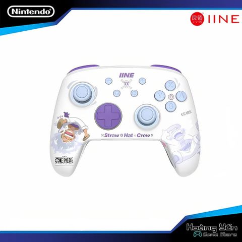  Tay cầm Nintendo Switch Pro Controller Cartoon One Piece Trắng Tím IINE L945 