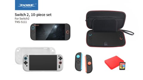  Túi Chống Sốc Cho Nintendo Switch 2 Dobe + Cường Lực + Nút Analog + Vỏ Silicon + Hộp Băng TNS-5111 