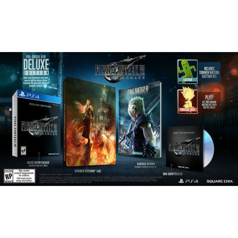  Final Fantasy VII Remake Deluxe Edition Ps4 