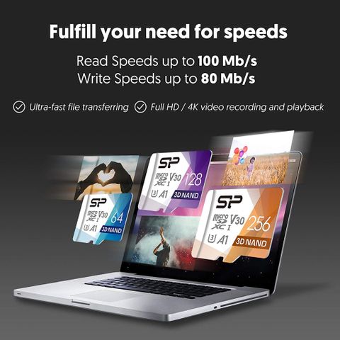  Thẻ Nhớ Điện Thoại Micro SD Silicon Power 100MB/s 