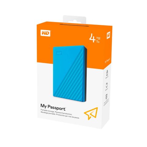  Ổ Cứng Di Động My Passport 4TB - Tặng Kèm Bóp Chống Sốc 