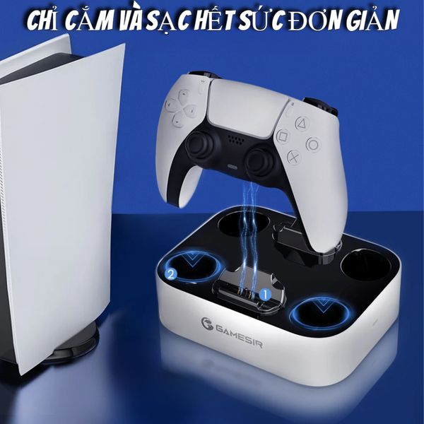  Dock Sạc Tay Ps5 Dualsense/ Tay Ps5 Edge Gamesir ZHP501 