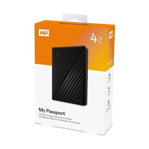  Ổ Cứng Di Động My Passport 4TB - Tặng Kèm Bóp Chống Sốc 