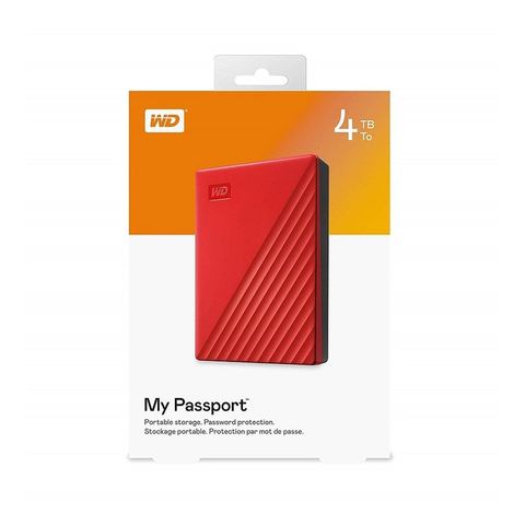  Ổ Cứng Di Động My Passport 4TB - Tặng Kèm Bóp Chống Sốc 
