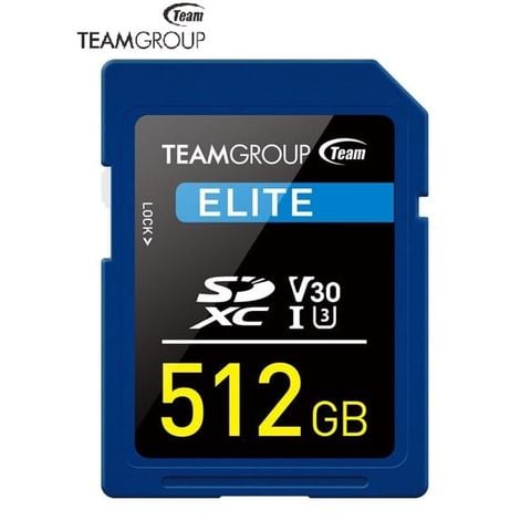  Thẻ Nhớ Máy Ảnh, Máy Quay SDXC Team Elite 256GB 100MB/s 