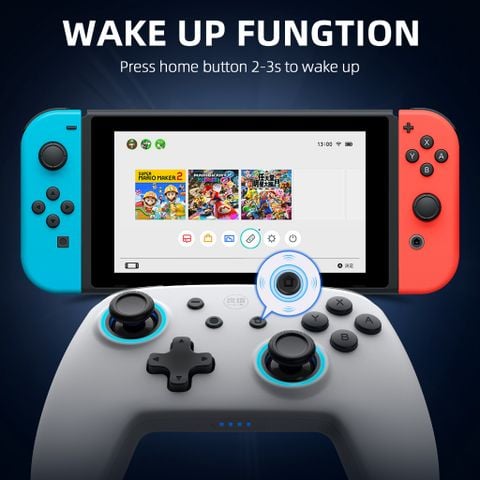  Tay Cầm Chơi Game Bluetooth Không Dây Samurai Cho Nintendo Switch IINE L617 Đen và IINE L856 trắng 