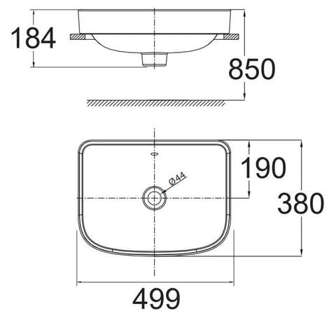  Chậu Lavabo American Standard WP-0638 Đặt Bàn Loven 