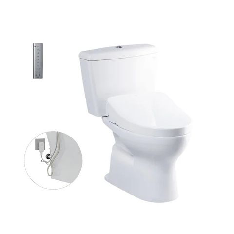  CS300DRW11 Bàn cầu hai khối kèm nắp rửa điện tử WASHLET dòng S7 