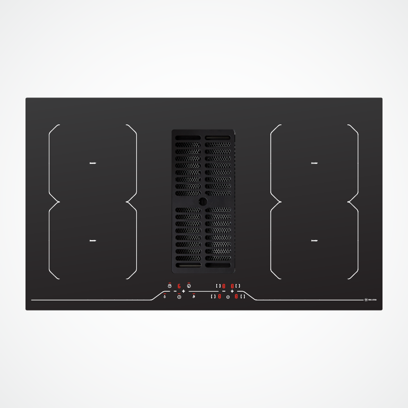 Bếp từ kết hợp máy hút khói khử mùi HIH- 864